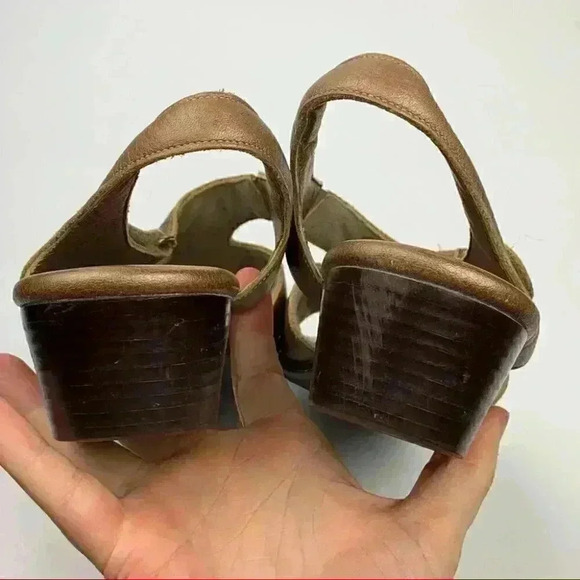SAS sandals size 8.5 bronze leather stick strap walking comfort orthopedic - Picture 8 of 12